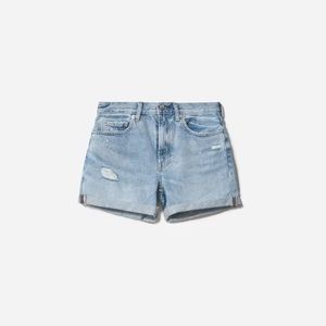 Everlane The Denim Short in Distressed